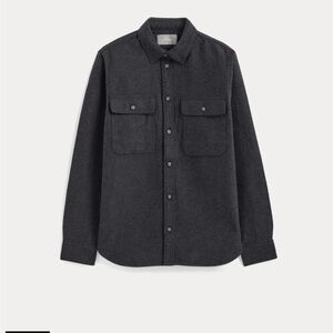 Everlane The Heavyweight Overshirt, Men’s Small, Charcoal Heather Gray